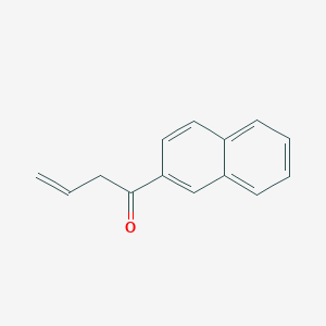 molecular formula C14H12O B13123570 1-(Naphthalen-2-yl)but-3-en-1-one 