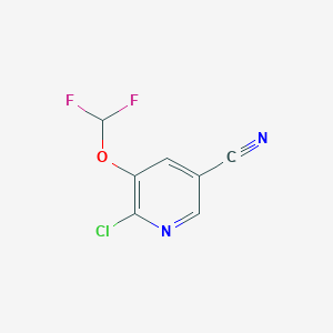 6-Chloro-5-(difluoromethoxy)nicotinonitrile