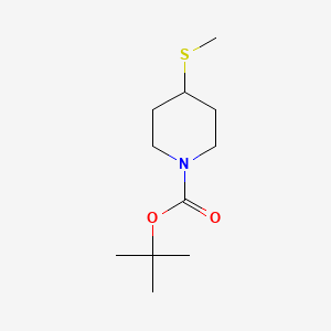 molecular formula C11H21NO2S B1312362 Tert-butyl 4-(methylthio)piperidine-1-carboxylate CAS No. 208245-69-6
