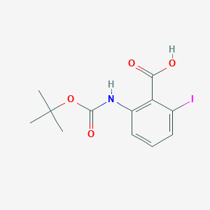 2-((tert-Butoxycarbonyl)amino)-6-iodobenzoicacid