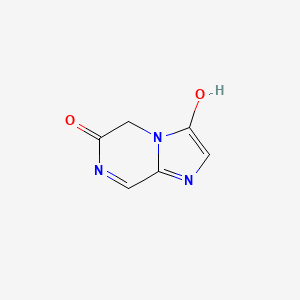 molecular formula C6H5N3O2 B13123653 Imidazo[1,2-a]pyrazine-3,6(5H,7H)-dione CAS No. 851431-68-0