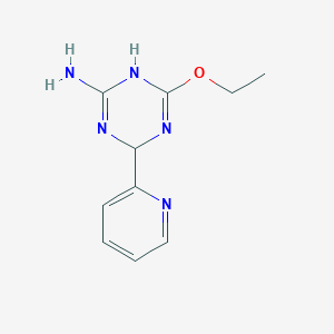 4-Ethoxy-6-(pyridin-2-yl)-1,6-dihydro-1,3,5-triazin-2-amine