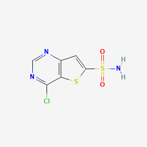 4-Chlorothieno[3,2-d]pyrimidine-6-sulfonamide