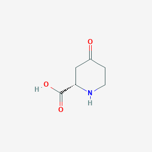 molecular formula C6H9NO3 B1312370 (S)-4-氧代哌啶-2-羧酸 CAS No. 65060-18-6