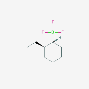 molecular formula C8H15BF3- B13123716 ((1R,2R)-2-Ethylcyclohexyl)trifluoroborate 