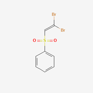 (2,2-Dibromoethenesulfonyl)benzene