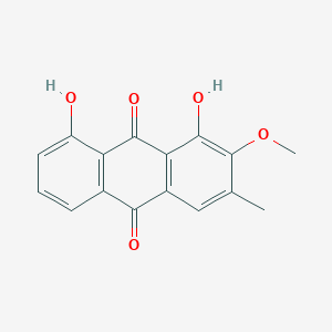 molecular formula C16H12O5 B13123741 1,8-Dihydroxy-2-methoxy-3-methyl-anthraquinone CAS No. 74272-75-6