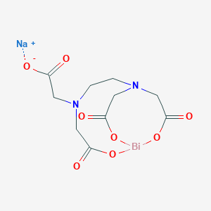 molecular formula C10H12BiN2NaO8 B13123745 Bismuthsodiumethylenediaminetetraacetate 