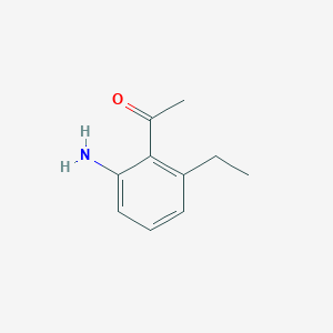 1-(2-Amino-6-ethylphenyl)ethan-1-one