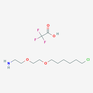 2-(2-((6-Chlorohexyl)oxy)ethoxy)ethanamine2,2,2-trifluoroacetate