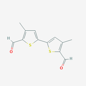 [2,2'-Bithiophene]-5,5'-dicarboxaldehyde, 4,4'-dimethyl-