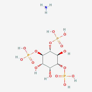 molecular formula C6H18NO15P3 B13123806 D-myo-Inositol,1,4,5-tris(dihydrogenphosphate),triammoniumsalt 