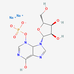 Sodium 9-((2R,3R,4S,5R)-3,4-dihydroxy-5-(hydroxymethyl)tetrahydrofuran-2-yl)-6-hydroxy-4,9-dihydro-3H-purin-3-yl phosphate