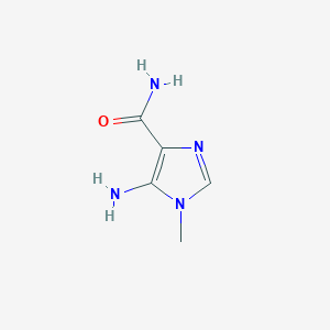 molecular formula C5H8N4O B1312386 5-氨基-1-甲基-1H-咪唑-4-甲酰胺 CAS No. 21343-04-4
