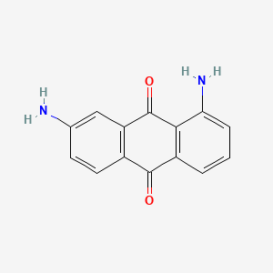 molecular formula C14H10N2O2 B13123865 1,7-Diaminoanthracene-9,10-dione CAS No. 3927-72-8