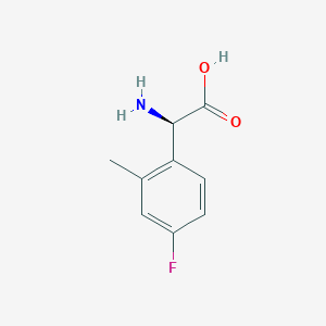 D-2-(p-Fluoro-o-methylphenyl)glycine