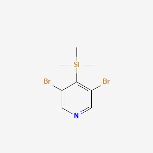 3,5-Dibromo-4-(trimethylsilyl)pyridine