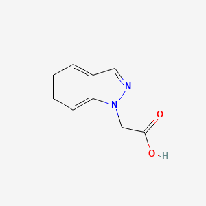 molecular formula C9H8N2O2 B1312395 1H-吲唑-1-基乙酸 CAS No. 32829-25-7