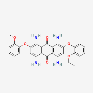 1,4,5,8-Tetraamino-2,7-bis(2-ethoxyphenoxy)anthracene-9,10-dione