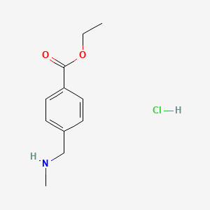 Ethyl 4-(methylaminomethyl)benzoate;hydrochloride