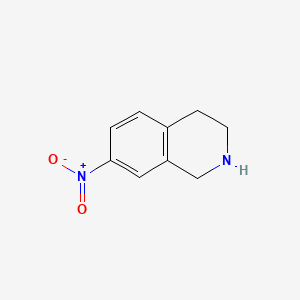 molecular formula C9H10N2O2 B1312399 7-硝基-1,2,3,4-四氢异喹啉 CAS No. 42923-79-5