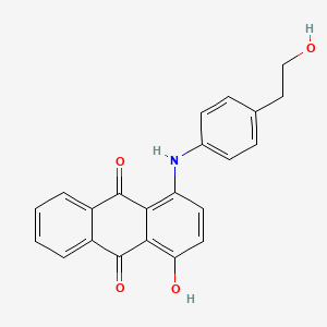 1-Hydroxy-4-[4-(2-hydroxyethyl)anilino]anthracene-9,10-dione