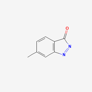 molecular formula C8H6N2O B13124012 6-Methyl-3H-indazol-3-one 