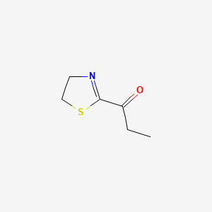 molecular formula C6H9NOS B1312406 2-丙酰-2-噻唑啉 CAS No. 29926-42-9