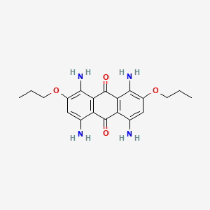 1,4,5,8-Tetraamino-2,7-dipropoxyanthracene-9,10-dione