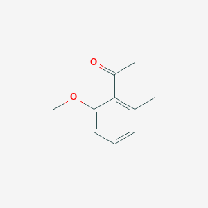 molecular formula C10H12O2 B1312407 1-(2-甲氧基-6-甲基苯基)乙酮 CAS No. 6161-64-4