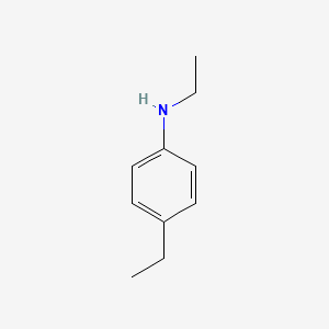 molecular formula C10H15N B1312409 N,4-二乙基苯胺 CAS No. 4960-26-3