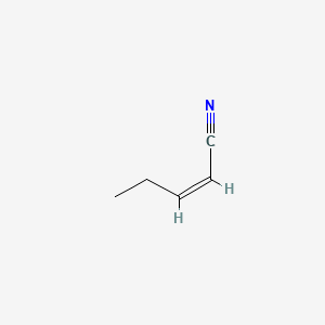 molecular formula C5H7N B1312415 cis-2-Pentenenitrile CAS No. 25899-50-7