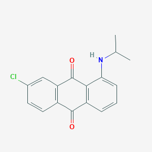 7-Chloro-1-[(propan-2-yl)amino]anthracene-9,10-dione