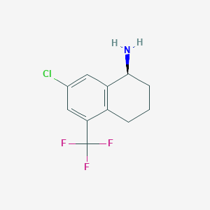 (S)-7-chloro-5-(trifluoromethyl)-1,2,3,4-tetrahydronaphthalen-1-amine hydrochloride