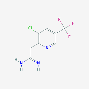 2-(3-Chloro-5-(trifluoromethyl)pyridin-2-yl)acetimidamide