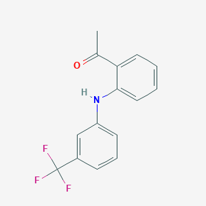 1-(2-((3-(Trifluoromethyl)phenyl)amino)phenyl)ethanone