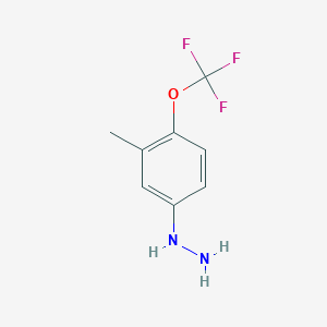 5-Hydrazinyl-2-(trifluoromethoxy)toluene