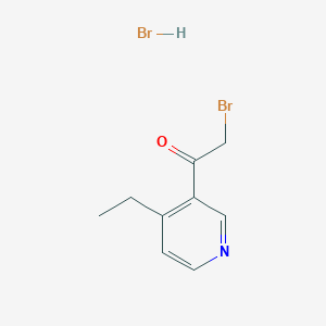 2-Bromo-1-(4-ethylpyridin-3-yl)ethanonehydrobromide