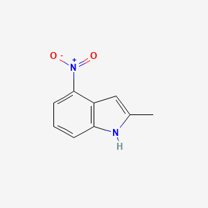 molecular formula C9H8N2O2 B1312425 2-甲基-4-硝基吲哚 CAS No. 3484-10-4