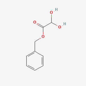 molecular formula C9H10O4 B13124267 Benzyl2,2-dihydroxyacetate 