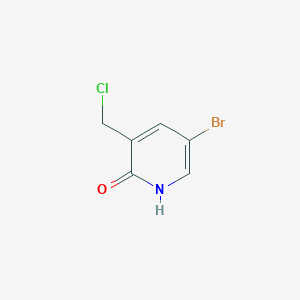 5-Bromo-3-(chloromethyl)pyridin-2-ol