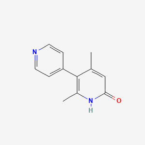 molecular formula C12H12N2O B13124308 2,4-Dimethyl[3,4'-bipyridin]-6(1H)-one CAS No. 92173-92-7