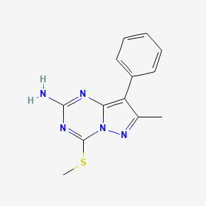 7-Methyl-4-(methylthio)-8-phenylpyrazolo[1,5-A][1,3,5]triazin-2-amine