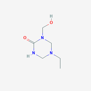 5-Ethyl-1-(hydroxymethyl)-1,3,5-triazinan-2-one