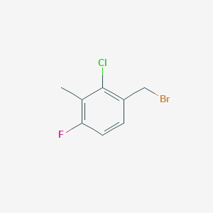 1-(Bromomethyl)-2-chloro-4-fluoro-3-methylbenzene