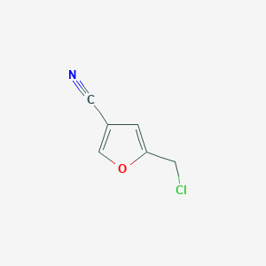 5-(Chloromethyl)furan-3-carbonitrile