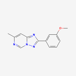 2-(3-Methoxyphenyl)-7-methyl-[1,2,4]triazolo[1,5-c]pyrimidine