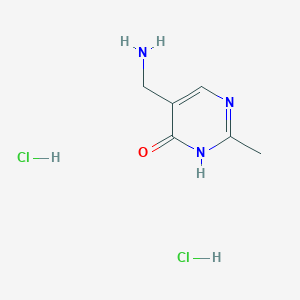 5-(Aminomethyl)-2-methylpyrimidin-4(3H)-onedihydrochloride