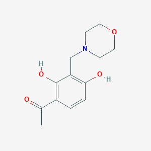 B1312447 1-(2,4-Dihydroxy-3-(morpholinomethyl)phenyl)ethanone CAS No. 658063-54-8