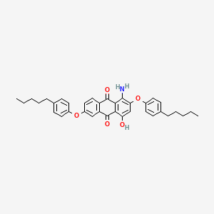 1-Amino-4-hydroxy-2,6-bis(4-pentylphenoxy)anthracene-9,10-dione